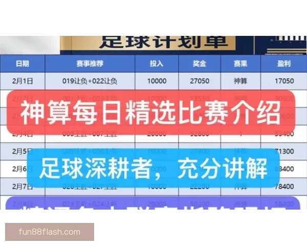 精准足球竞猜推荐分析 帮你轻松预测比赛结果赢取奖金